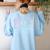 Play Is Learning Kindergarten Teacher Team Women Women's Sweatshirt Back Print Light Blue Play Is Learning Kindergarten Teacher Team Women Women's Sweatshirt Back Print Light Blue