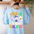 Pre-K Boo Crew Cute Ghost Halloween Costume Teacher Student For Men Women Kids Women's Sweatshirt Back Print Light Blue Pre-K Boo Crew Cute Ghost Halloween Costume Teacher Student For Men Women Kids Women's Sweatshirt Back Print Light Blue