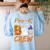 Pre K Boo Crew Teacher Student Halloween Pre Kindergarten Women's Sweatshirt Back Print Light Blue Pre K Boo Crew Teacher Student Halloween Pre Kindergarten Women's Sweatshirt Back Print Light Blue