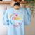 Pre-K Crew 1st Day Of School Preschool Teacher Women's Sweatshirt Back Print Light Blue Pre-K Crew 1st Day Of School Preschool Teacher Women's Sweatshirt Back Print Light Blue