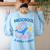 Preschool Is Whale-y Great Preschool Teacher Women's Sweatshirt Back Print Light Blue Preschool Is Whale-y Great Preschool Teacher Women's Sweatshirt Back Print Light Blue