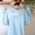 Principal School Teacher Friend Men Women Women's Sweatshirt Back Print Light Blue