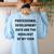 Professional Development Days Teacher Lie Party Women's Sweatshirt Back Print Light Blue Professional Development Days Teacher Lie Party Women's Sweatshirt Back Print Light Blue