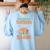 Psychology Teachers Love Brains Halloween For Psychologists Men Women Women's Sweatshirt Back Print Light Blue Psychology Teachers Love Brains Halloween For Psychologists Men Women Women's Sweatshirt Back Print Light Blue