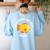 Que Hace Un Pez Nada Spanish Teacher Bilingual Teacher Dual Women's Sweatshirt Back Print Light Blue Que Hace Un Pez Nada Spanish Teacher Bilingual Teacher Dual Women's Sweatshirt Back Print Light Blue