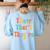There Their They'Re English Class Grammar Joke Teacher Women's Sweatshirt Back Print Light Blue There Their They'Re English Class Grammar Joke Teacher Women's Sweatshirt Back Print Light Blue