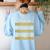 There Their They'Re T Shirt English Grammar Teacher For Men Women Women's Sweatshirt Back Print Light Blue