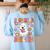 Read More Books Groovy Halloween Teacher Women Women's Sweatshirt Back Print Light Blue Read More Books Groovy Halloween Teacher Women Women's Sweatshirt Back Print Light Blue