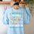 If You Can Read This Thank A Teacher Teacher Women's Sweatshirt Back Print Light Blue If You Can Read This Thank A Teacher Teacher Women's Sweatshirt Back Print Light Blue