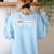 Reading Interventionist Specialist Teacher Phonemes Graphemes And Caffeine Reading Intervention -Adults Classic Fit Short Sleeve Women's Sweatshirt Back Print Light Blue