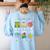 Reading Teacher Syllable Types Phonics Phonemic Awareness Women's Sweatshirt Back Print Light Blue Reading Teacher Syllable Types Phonics Phonemic Awareness Women's Sweatshirt Back Print Light Blue