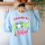 Ready To Rock School Shirt Students And Teachers Women's Sweatshirt Back Print Light Blue Ready To Rock School Shirt Students And Teachers Women's Sweatshirt Back Print Light Blue