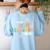 Retro Boho Math Science Professor In My STEM Teacher Era Women's Sweatshirt Back Print Light Blue Retro Boho Math Science Professor In My STEM Teacher Era Women's Sweatshirt Back Print Light Blue