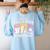 Retro Are You Fall O Ween Directions Teacher Halloween Ghost Women's Sweatshirt Back Print Light Blue Retro Are You Fall O Ween Directions Teacher Halloween Ghost Women's Sweatshirt Back Print Light Blue