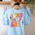 Retro Groovy In My Teaching Era Best Teacher Appreciation Women's Sweatshirt Back Print Light Blue Retro Groovy In My Teaching Era Best Teacher Appreciation Women's Sweatshirt Back Print Light Blue