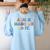 Retro High Grade School Teacher Admin Made Me Do It Quote Women's Sweatshirt Back Print Light Blue Retro High Grade School Teacher Admin Made Me Do It Quote Women's Sweatshirt Back Print Light Blue