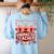 Ringmaster Teacher Costume – Carnival Birthday Style Women's Sweatshirt Back Print Light Blue Ringmaster Teacher Costume – Carnival Birthday Style Women's Sweatshirt Back Print Light Blue