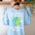 Rotation Of The Earth Makes My Day Science Teacher Earth Day Women's Sweatshirt Back Print Light Blue Rotation Of The Earth Makes My Day Science Teacher Earth Day Women's Sweatshirt Back Print Light Blue