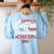 Running On Coffee And Christmas Cheer Lover Teacher For Men Women Kids Women's Sweatshirt Back Print Light Blue Running On Coffee And Christmas Cheer Lover Teacher For Men Women Kids Women's Sweatshirt Back Print Light Blue