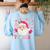 Santa Favorite Teacher Shirt Teacher Christmas Women's Sweatshirt Back Print Light Blue Santa Favorite Teacher Shirt Teacher Christmas Women's Sweatshirt Back Print Light Blue