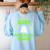 Scary Physical Education Ed Teacher Costume Halloween Easy Women's Sweatshirt Back Print Light Blue Scary Physical Education Ed Teacher Costume Halloween Easy Women's Sweatshirt Back Print Light Blue
