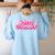 School Counselor Back To School Teacher Life Women's Sweatshirt Back Print Light Blue School Counselor Back To School Teacher Life Women's Sweatshirt Back Print Light Blue