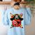 School International Talk Like A Pirate Day Pirate Teacher Women's Sweatshirt Back Print Light Blue School International Talk Like A Pirate Day Pirate Teacher Women's Sweatshirt Back Print Light Blue