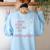 School Psychologist Coffee Student Teacher Psychology Men Women Women's Sweatshirt Back Print Light Blue School Psychologist Coffee Student Teacher Psychology Men Women Women's Sweatshirt Back Print Light Blue