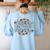 School Psychologist Psychology Teacher Appreciation Women's Sweatshirt Back Print Light Blue School Psychologist Psychology Teacher Appreciation Women's Sweatshirt Back Print Light Blue