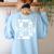 School Spirit Mascot Bobcats Back To School Teacher Student Women's Sweatshirt Back Print Light Blue School Spirit Mascot Bobcats Back To School Teacher Student Women's Sweatshirt Back Print Light Blue