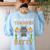 School Teacher A Bit Batty Teaching Bat Halloween Costume Women's Sweatshirt Back Print Light Blue School Teacher A Bit Batty Teaching Bat Halloween Costume Women's Sweatshirt Back Print Light Blue