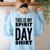 School Teacher Spirit Day Costume For Men Women Women's Sweatshirt Back Print Light Blue School Teacher Spirit Day Costume For Men Women Women's Sweatshirt Back Print Light Blue