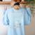 SchröDinger's Cat Escape Plan Science Teacher For Men Women Kids Women's Sweatshirt Back Print Light Blue SchröDinger's Cat Escape Plan Science Teacher For Men Women Kids Women's Sweatshirt Back Print Light Blue
