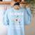 Science It's Like Magic But Real Teachers Students Scientist Women's Sweatshirt Back Print Light Blue Science It's Like Magic But Real Teachers Students Scientist Women's Sweatshirt Back Print Light Blue