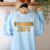 Science Squad Teacher STEM Chemistry Biology Physics Women's Sweatshirt Back Print Light Blue Science Squad Teacher STEM Chemistry Biology Physics Women's Sweatshirt Back Print Light Blue