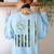 Science Teacher Camo American Flag Back To School Women's Sweatshirt Back Print Light Blue Science Teacher Camo American Flag Back To School Women's Sweatshirt Back Print Light Blue