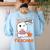 Science Teacher Cute Ghost Halloween Teacher Men Women Women's Sweatshirt Back Print Light Blue Science Teacher Cute Ghost Halloween Teacher Men Women Women's Sweatshirt Back Print Light Blue