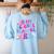 In My Science Teacher Era Teacher Women's Sweatshirt Back Print Light Blue In My Science Teacher Era Teacher Women's Sweatshirt Back Print Light Blue