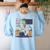 Science Teacher Halloween Shirt Zombie Chemistry Scientist Women's Sweatshirt Back Print Light Blue Science Teacher Halloween Shirt Zombie Chemistry Scientist Women's Sweatshirt Back Print Light Blue