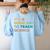 Science Teacher Its A Good Day To Teach Science Earth Women's Sweatshirt Back Print Light Blue Science Teacher Its A Good Day To Teach Science Earth Women's Sweatshirt Back Print Light Blue