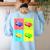 Scooter Physical Education PE Gym Teacher Women's Sweatshirt Back Print Light Blue Scooter Physical Education PE Gym Teacher Women's Sweatshirt Back Print Light Blue