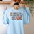 Second Grade Dream Team Back To School 2nd Grade Teacher Women's Sweatshirt Back Print Light Blue Second Grade Dream Team Back To School 2nd Grade Teacher Women's Sweatshirt Back Print Light Blue