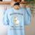 Second Grade Silly Goose Club For Teacher Or Student Women's Sweatshirt Back Print Light Blue Second Grade Silly Goose Club For Teacher Or Student Women's Sweatshirt Back Print Light Blue