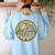 Sedona Arizona Nature Mountains Hiking Outdoors Women's Sweatshirt Back Print Light Blue