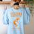 Sedona Arizona Southwestern Style Souvenir Vintage Women's Sweatshirt Back Print Light Blue
