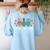 Seize The Clay Pottery Teacher Ceramics Potter Maker Women's Sweatshirt Back Print Light Blue Seize The Clay Pottery Teacher Ceramics Potter Maker Women's Sweatshirt Back Print Light Blue