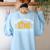 Singer Musician Music Musical Teacher Singing Women's Sweatshirt Back Print Light Blue