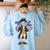 Six Seven 6 7 7 6 George Washington Teacher American Women's Sweatshirt Back Print Light Blue Six Seven 6 7 7 6 George Washington Teacher American Women's Sweatshirt Back Print Light Blue