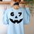 Six Seven Halloween Costume For Students Teachers 6 7 Women's Sweatshirt Back Print Light Blue Six Seven Halloween Costume For Students Teachers 6 7 Women's Sweatshirt Back Print Light Blue