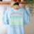 Social Studies Teacher Appreciation Men Women Women's Sweatshirt Back Print Light Blue Social Studies Teacher Appreciation Men Women Women's Sweatshirt Back Print Light Blue